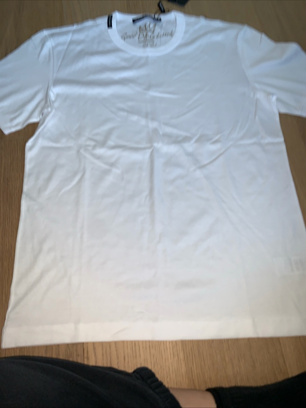 Dolce & Gabbana White Crew Neck T-Shirt